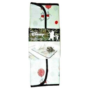 Disney Winnie the Pooh Piglet Kitchen Dish Drying Mat Balloons Black Gray NWT